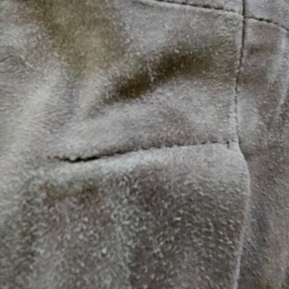 J. Crew Mens Brown Suede Blazer Coat Pockets Two-Button Lined Jacket L - Picture 10 of 16